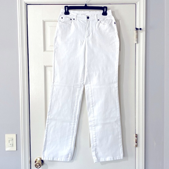 Talbots Stretch White Jeans - Picture 1 of 11